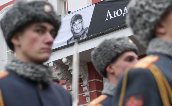Russia Lyudmila Verbitskaya Funeral