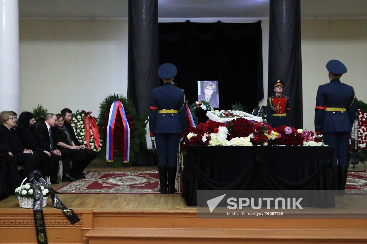 Russia Lyudmila Verbitskaya Funeral