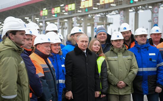 Russia Moscow St. Petersburg Highway
