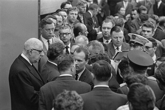 President of France Charles de Gaulle visits USSR