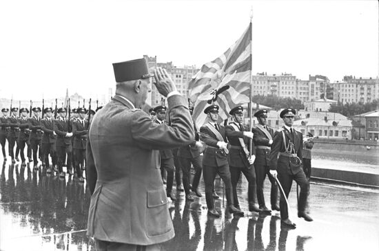 President of France Charles de Gaulle visits USSR