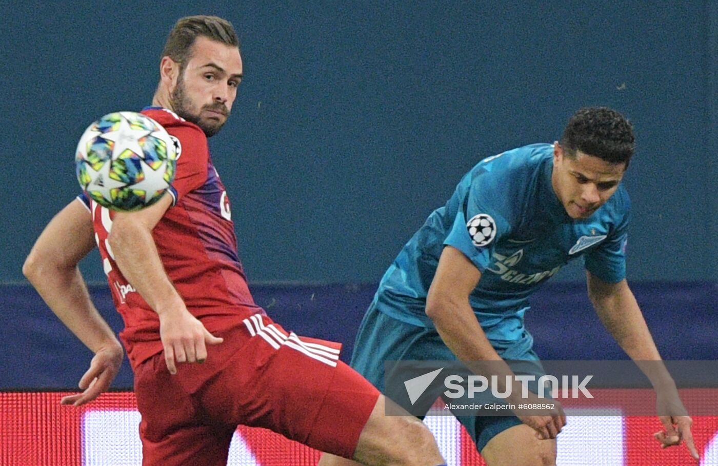 Russia Soccer Champions League Zenit - Lyon
