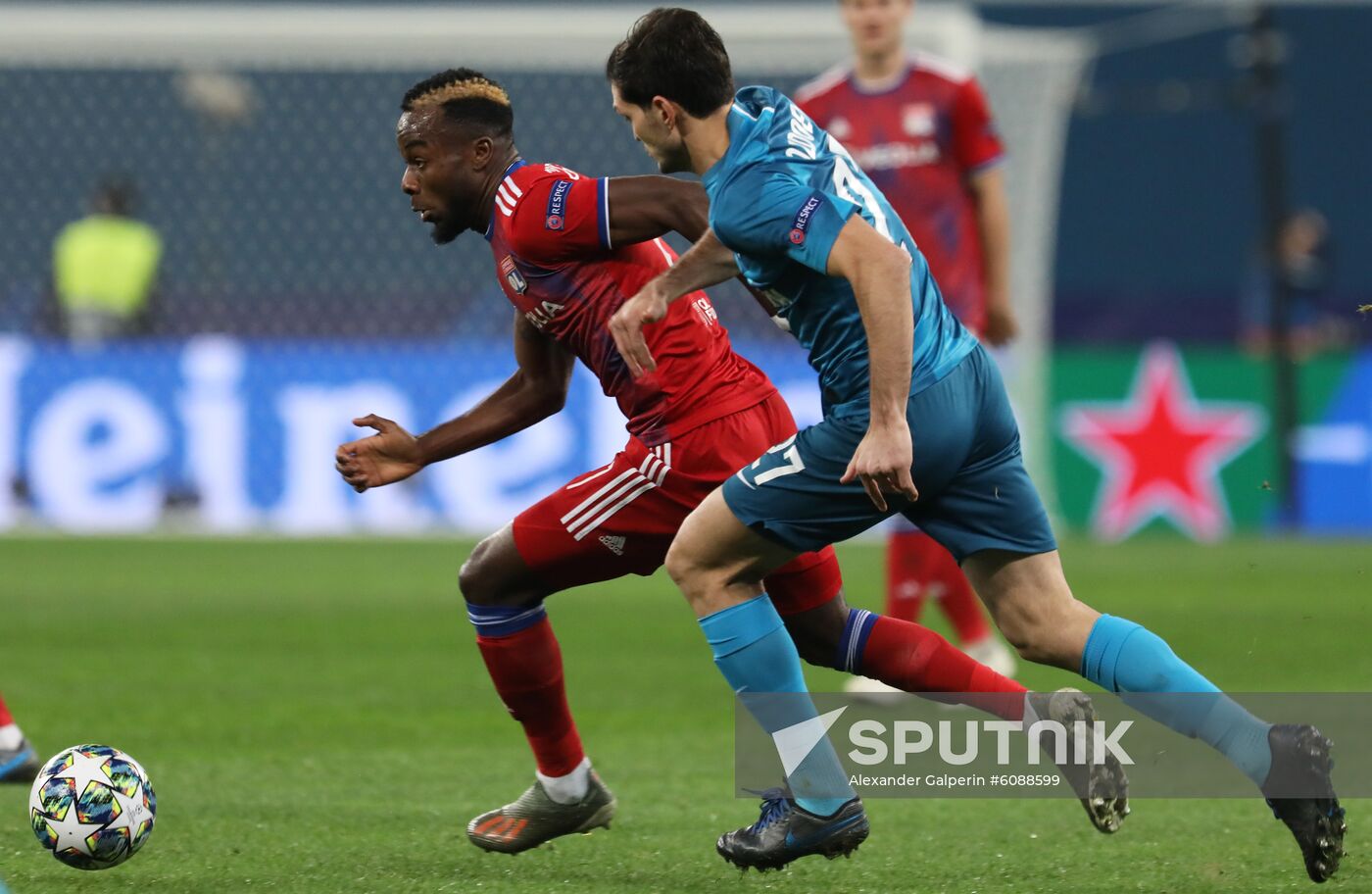 Russia Soccer Champions League Zenit - Lyon