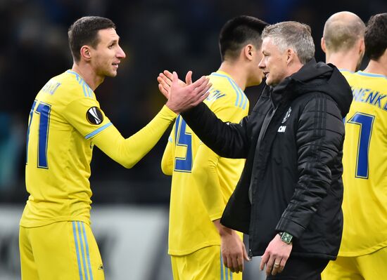 Kazakhstan Soccer Europa League Astana - Manchester United