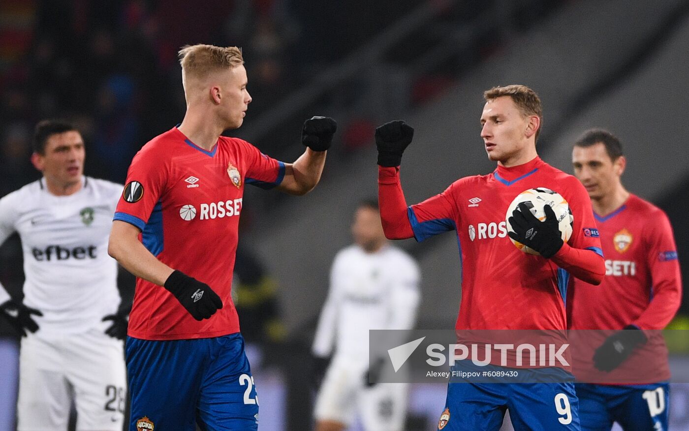 Russia Soccer Europa League CSKA - Ludogorets