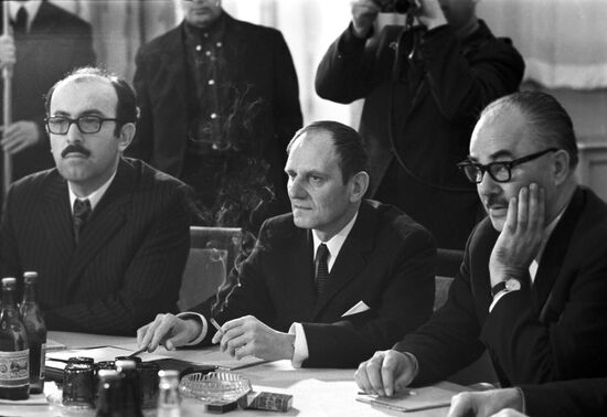 Foreign Minister of SFR Yugoslavia Mirko Tepavac's visit to the Soviet Union