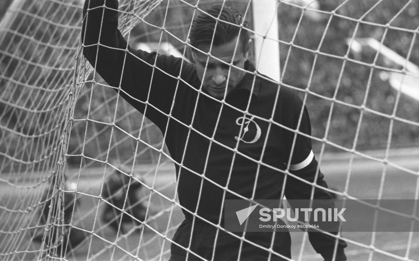 Goalkeeper Lev Yashin