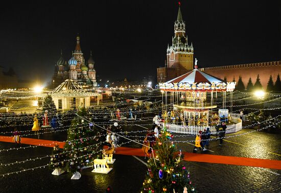 Russia Red Square Skating Rink 