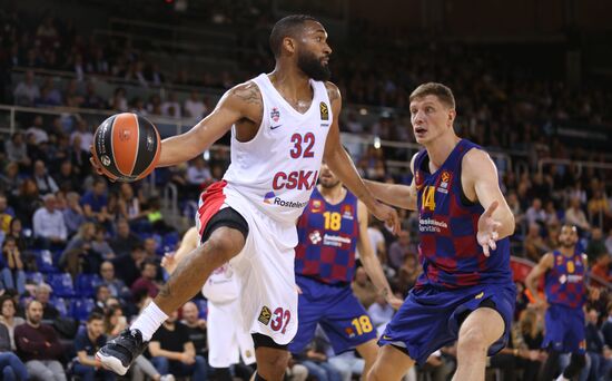 Spain Basketball Euroleague Barcelona - CSKA