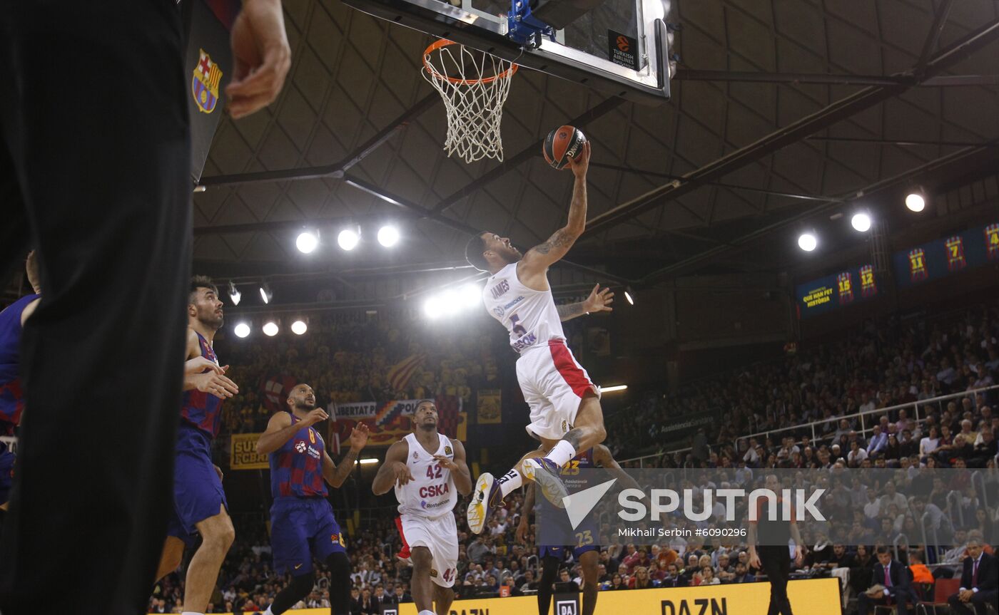 Spain Basketball Euroleague Barcelona - CSKA
