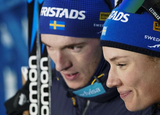 Sweden Biathlon World Cup Single Mixed Relay