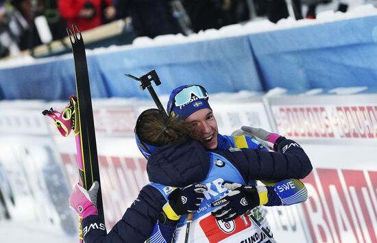 Sweden Biathlon World Cup Single Mixed Relay