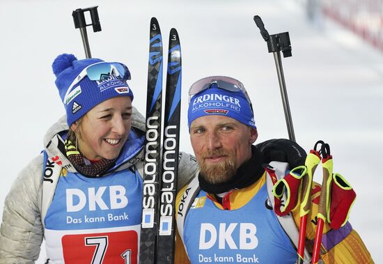 Sweden Biathlon World Cup Single Mixed Relay