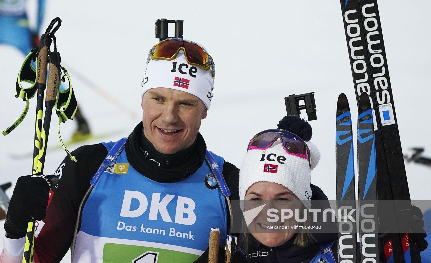 Sweden Biathlon World Cup Single Mixed Relay