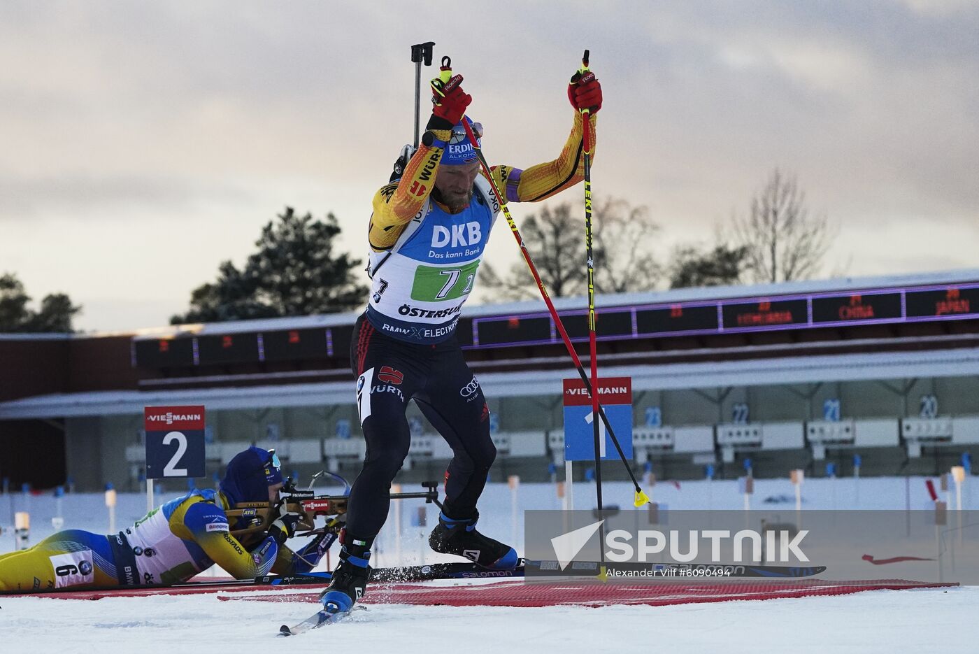 Sweden Biathlon World Cup Single Mixed Relay