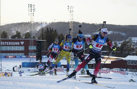 Sweden Biathlon World Cup Single Mixed Relay