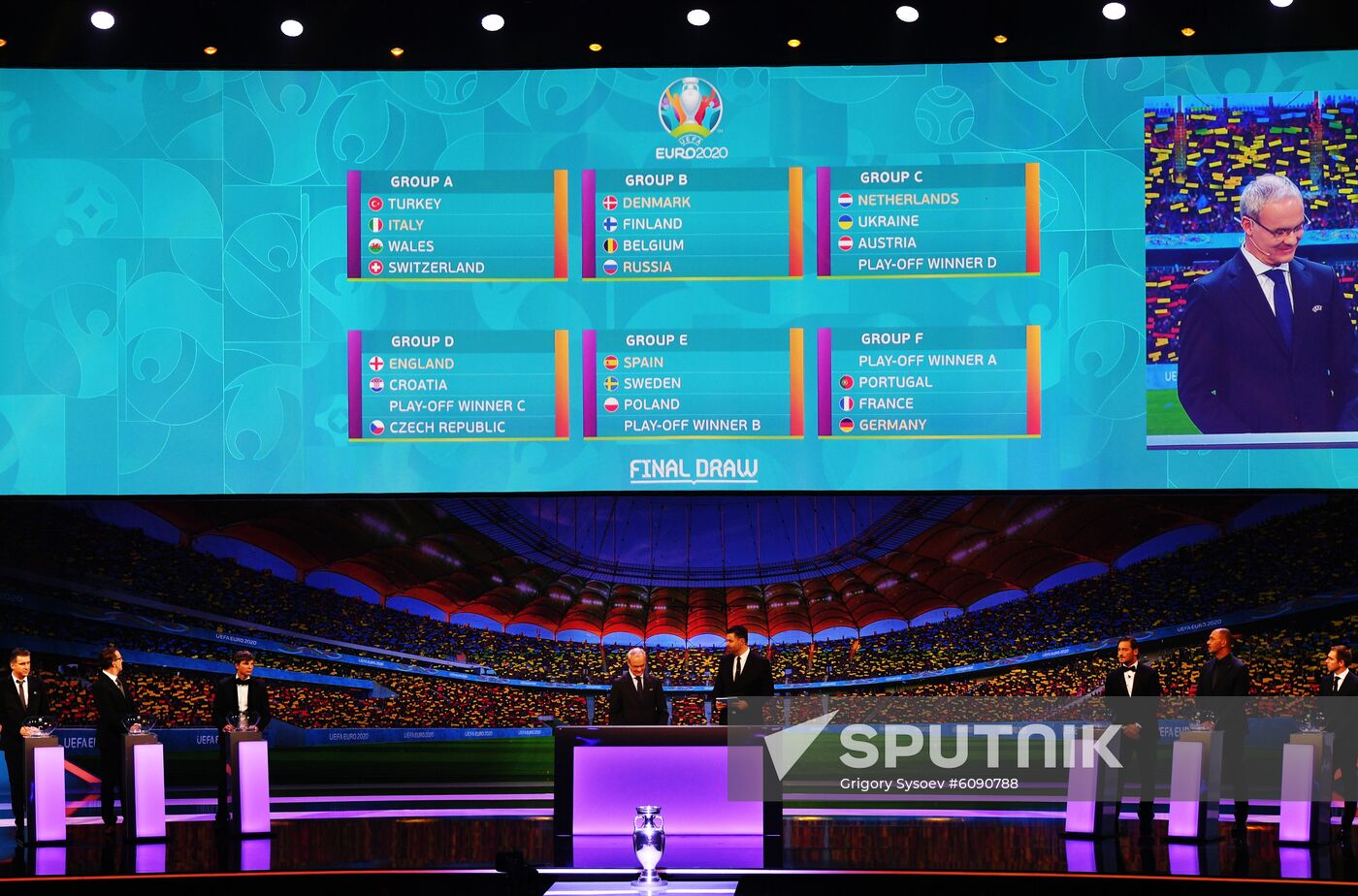 Romania Soccer Euro 2020 Finals Draw