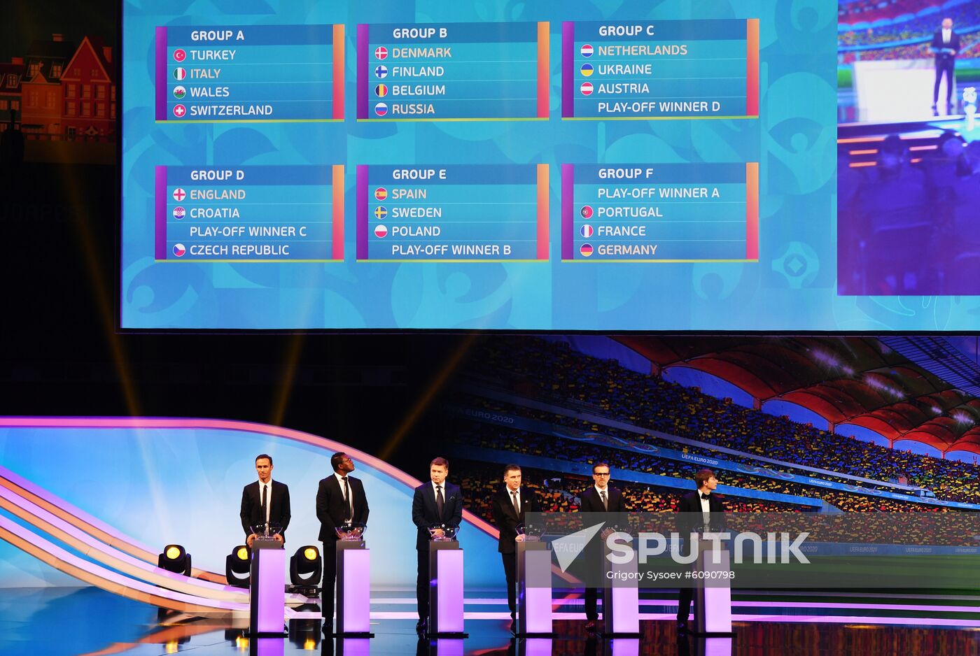 Romania Soccer Euro 2020 Finals Draw