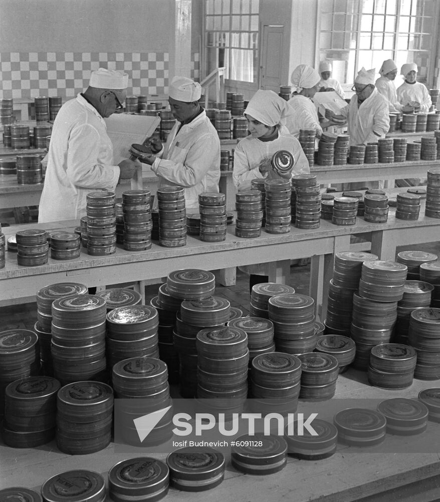 Guryev fish cannery in Kazakhstan