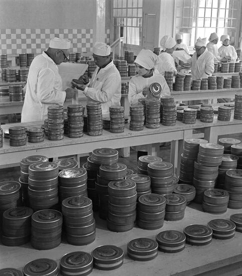 Guryev fish cannery in Kazakhstan