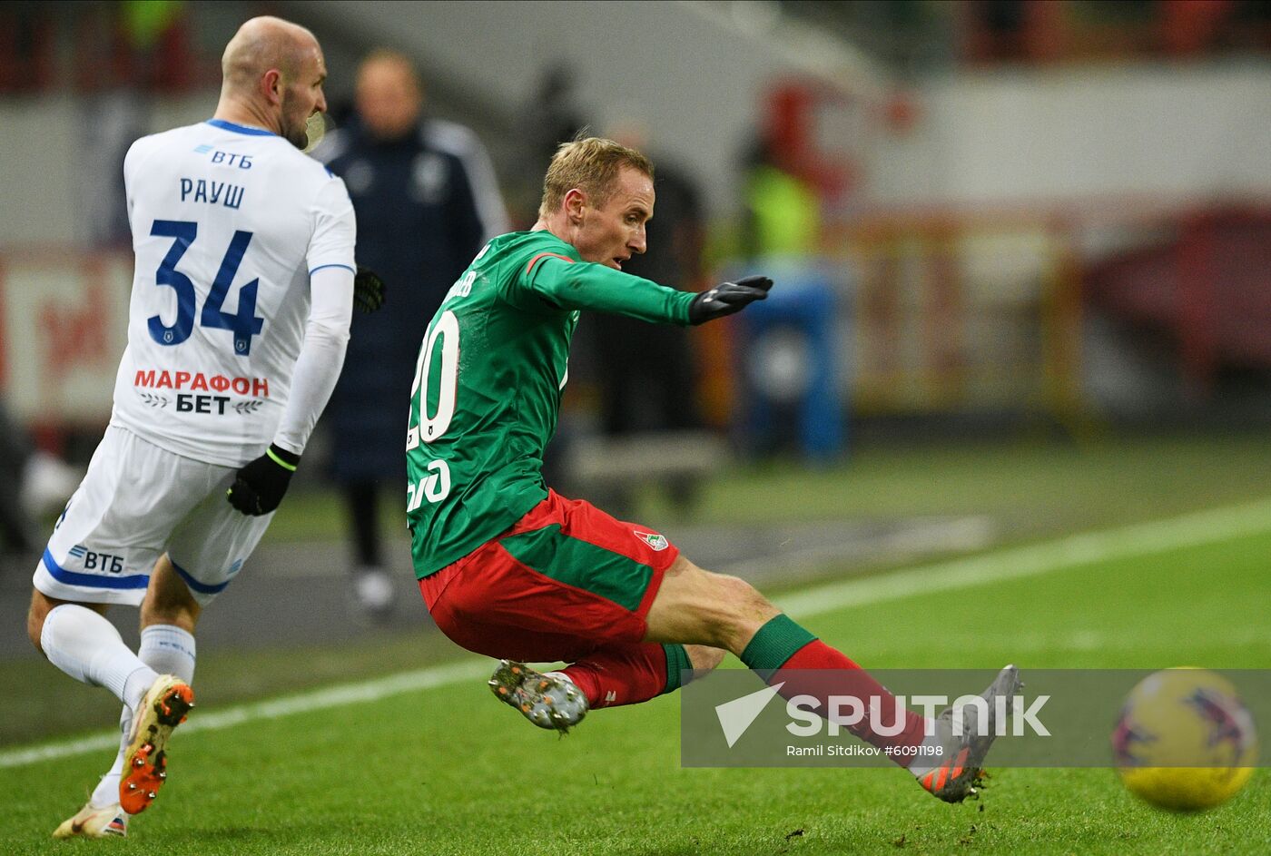 Russia Soccer Premier-League Lokomotiv - Dinamo