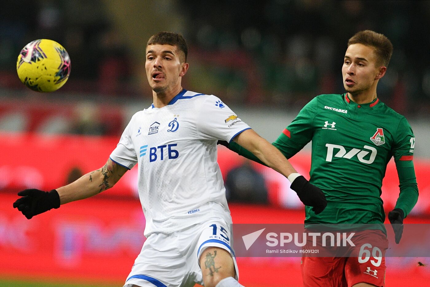 Russia Soccer Premier-League Lokomotiv - Dinamo