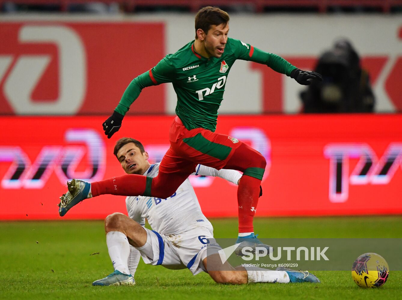 Russia Soccer Premier-League Lokomotiv - Dinamo