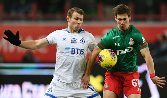 Russia Soccer Premier-League Lokomotiv - Dinamo