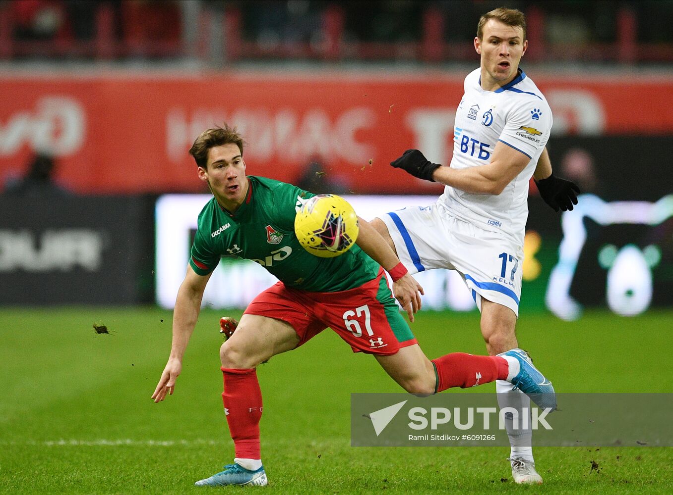 Russia Soccer Premier-League Lokomotiv - Dinamo