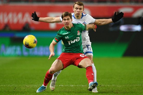 Russia Soccer Premier-League Lokomotiv - Dinamo