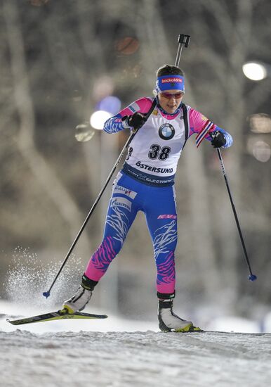 Sweden Biathlon World Cup Women Sprint