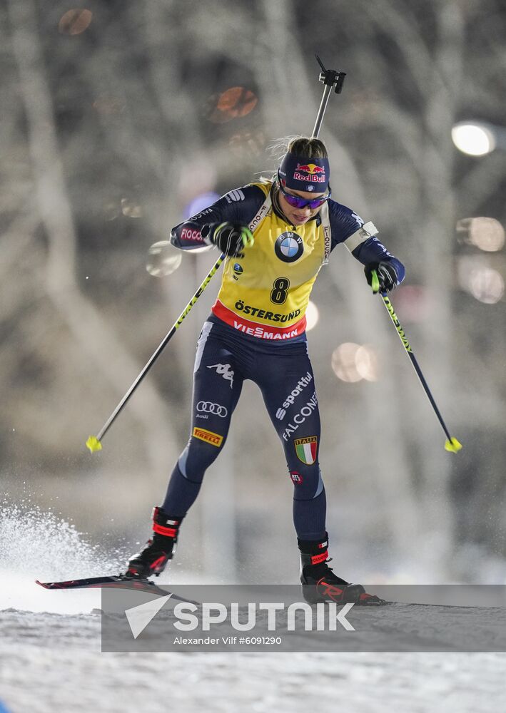 Sweden Biathlon World Cup Women Sprint