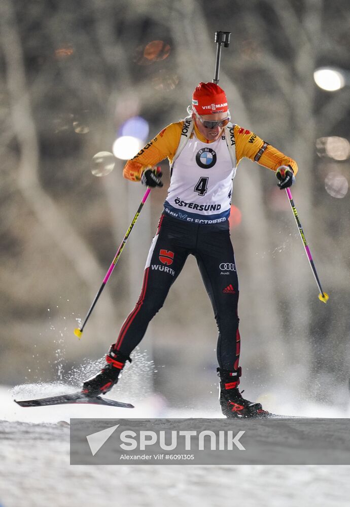 Sweden Biathlon World Cup Women Sprint