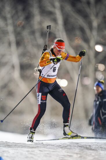 Sweden Biathlon World Cup Women Sprint