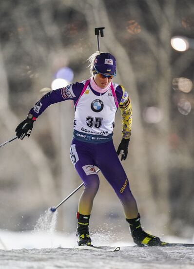 Sweden Biathlon World Cup Women Sprint