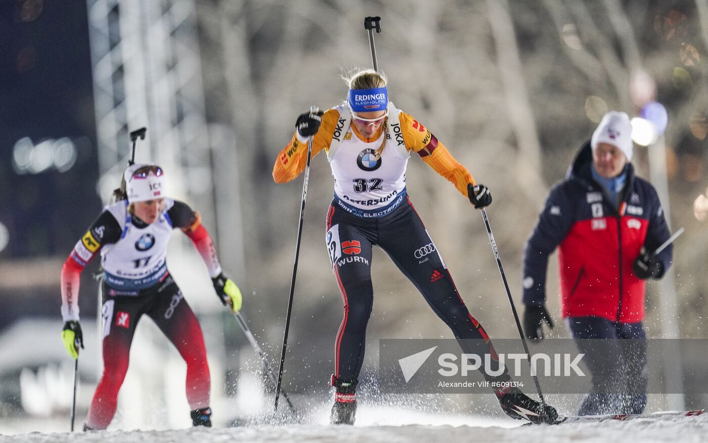 Sweden Biathlon World Cup Women Sprint