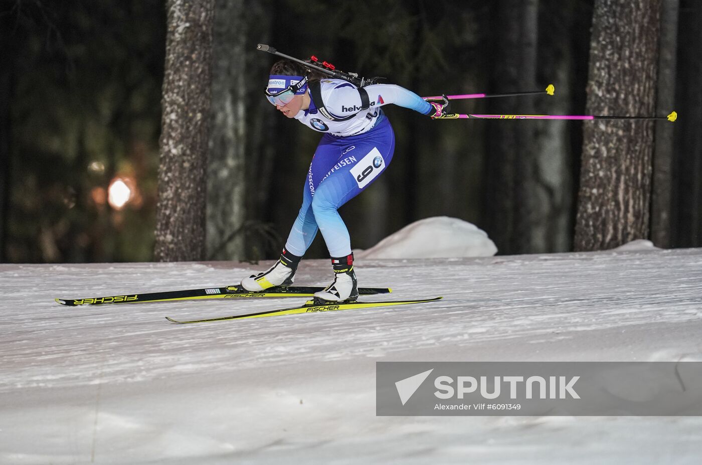 Sweden Biathlon World Cup Women Sprint