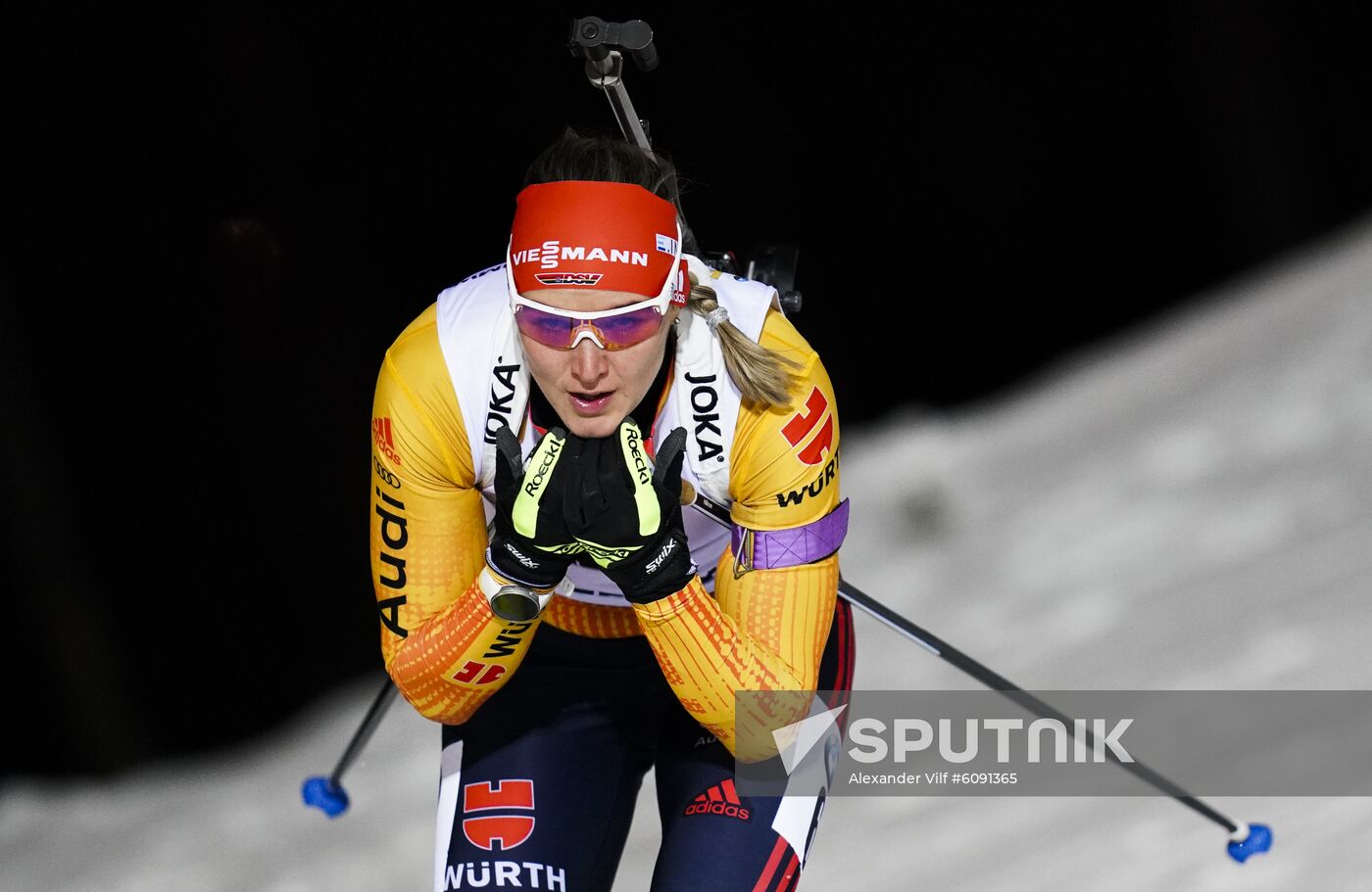 Sweden Biathlon World Cup Women Sprint