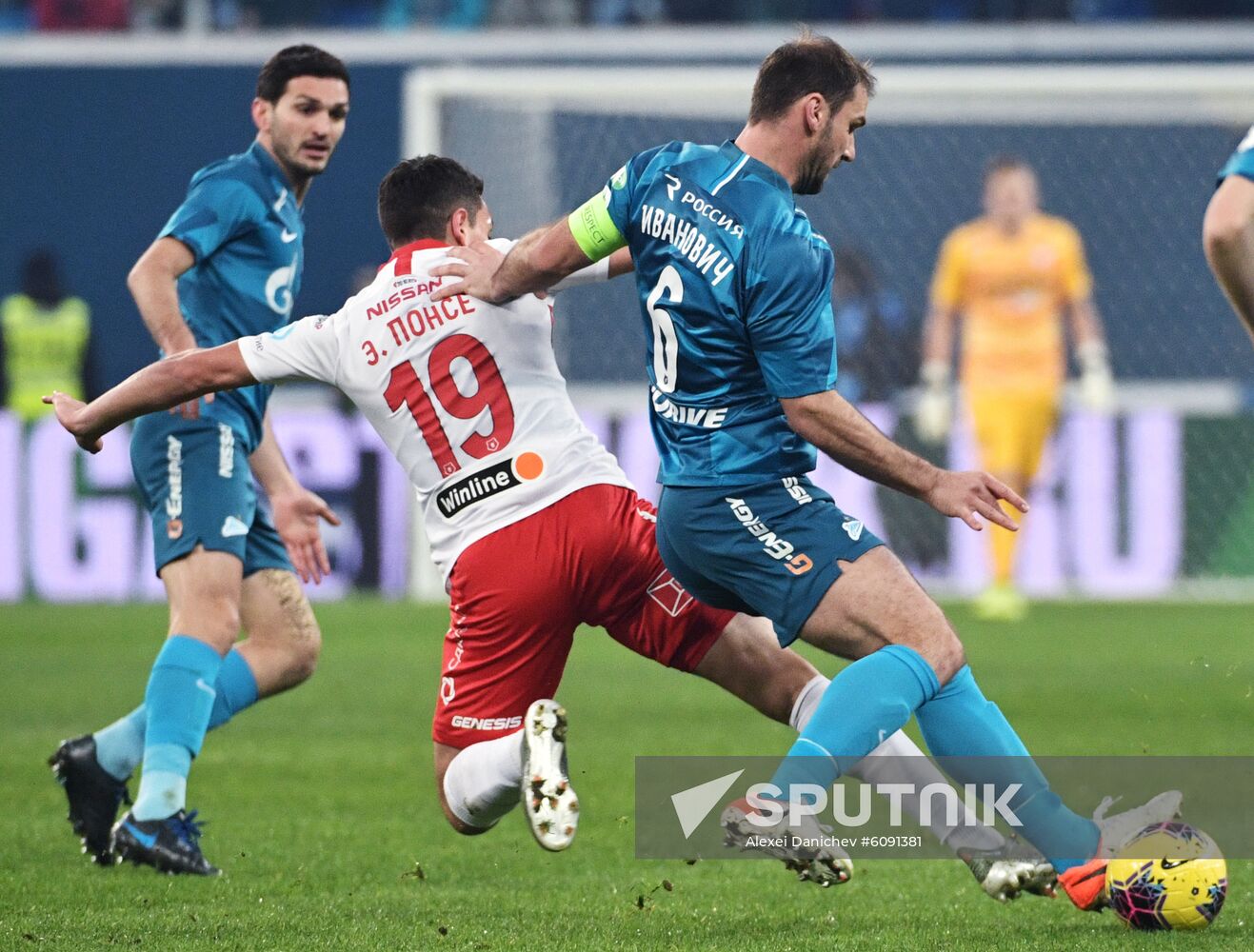 Russia Soccer Premier-League Zenit - Spartak