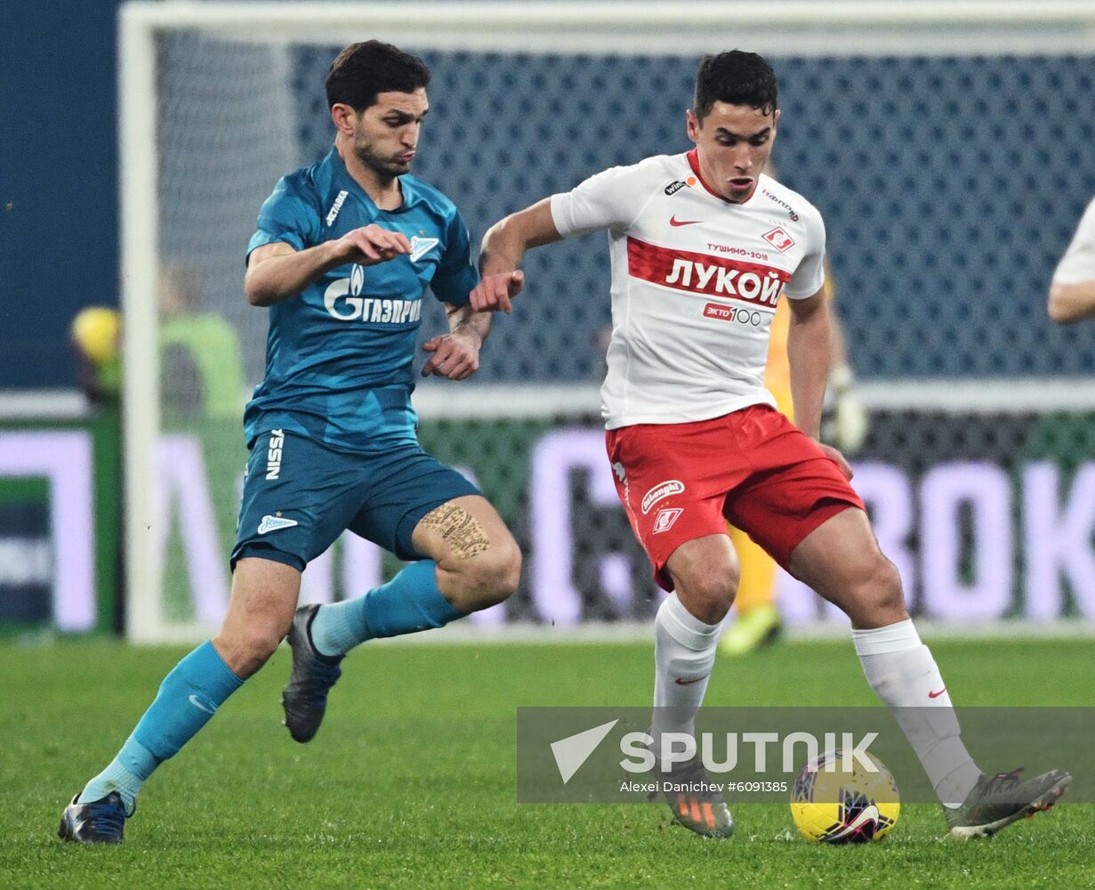 Russia Soccer Premier-League Zenit - Spartak