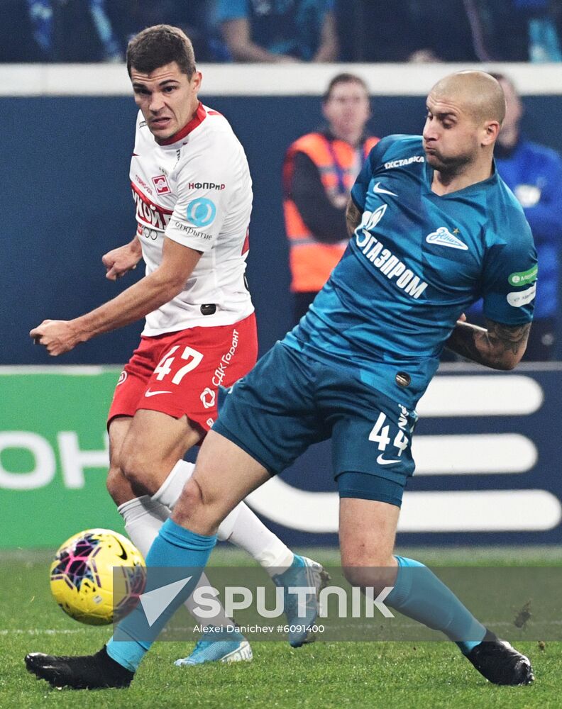 Russia Soccer Premier-League Zenit - Spartak