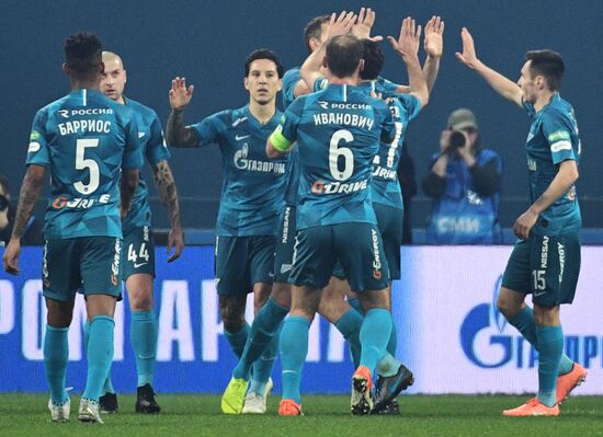 Russia Soccer Premier-League Zenit - Spartak