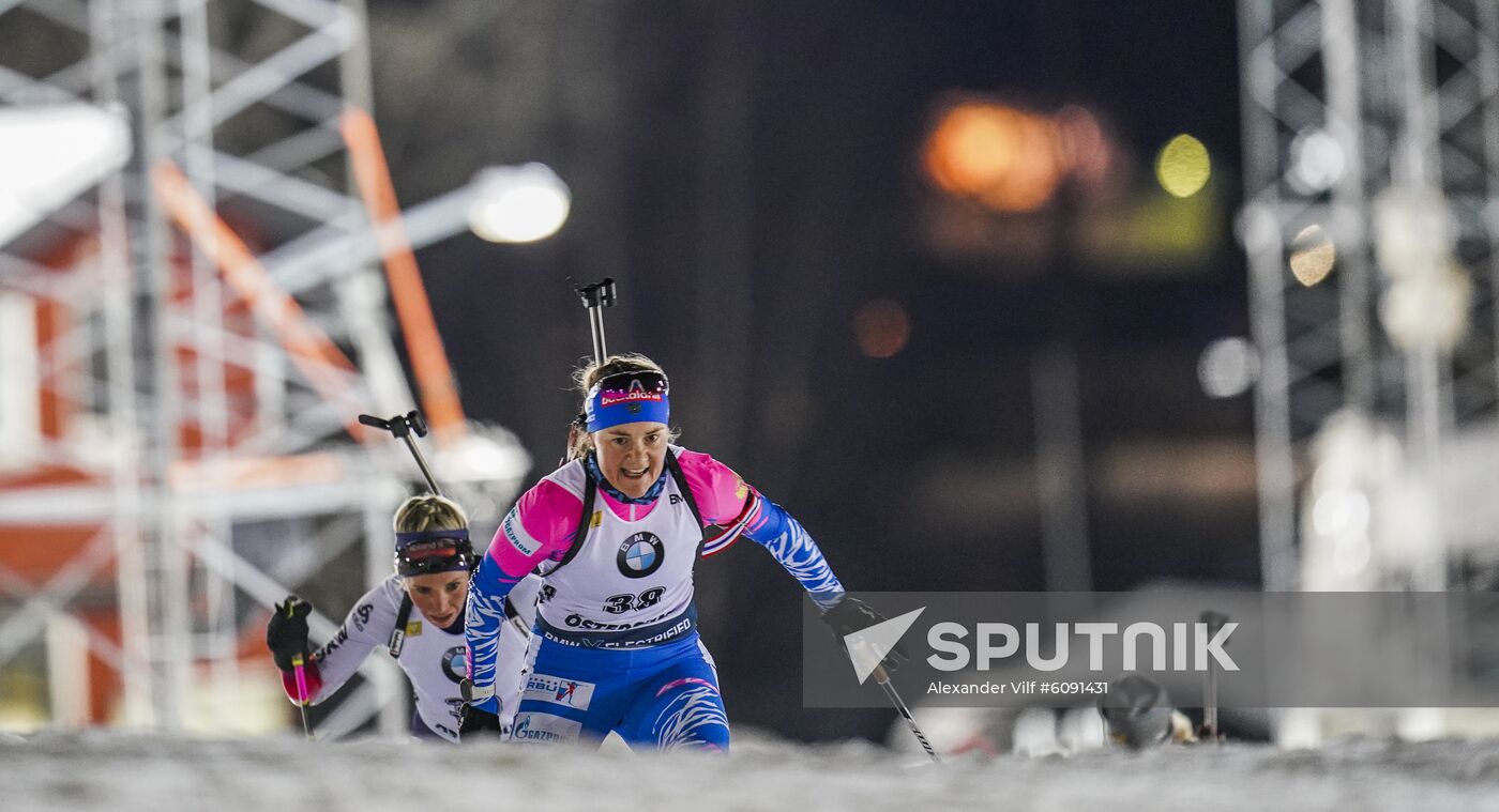 Sweden Biathlon World Cup Women Sprint