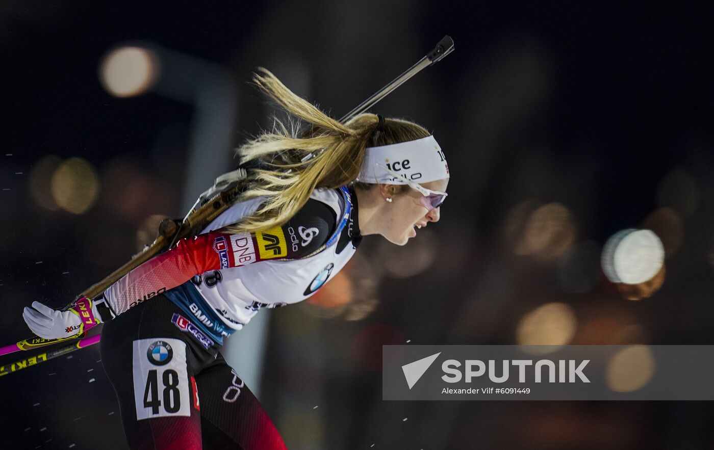 Sweden Biathlon World Cup Women Sprint