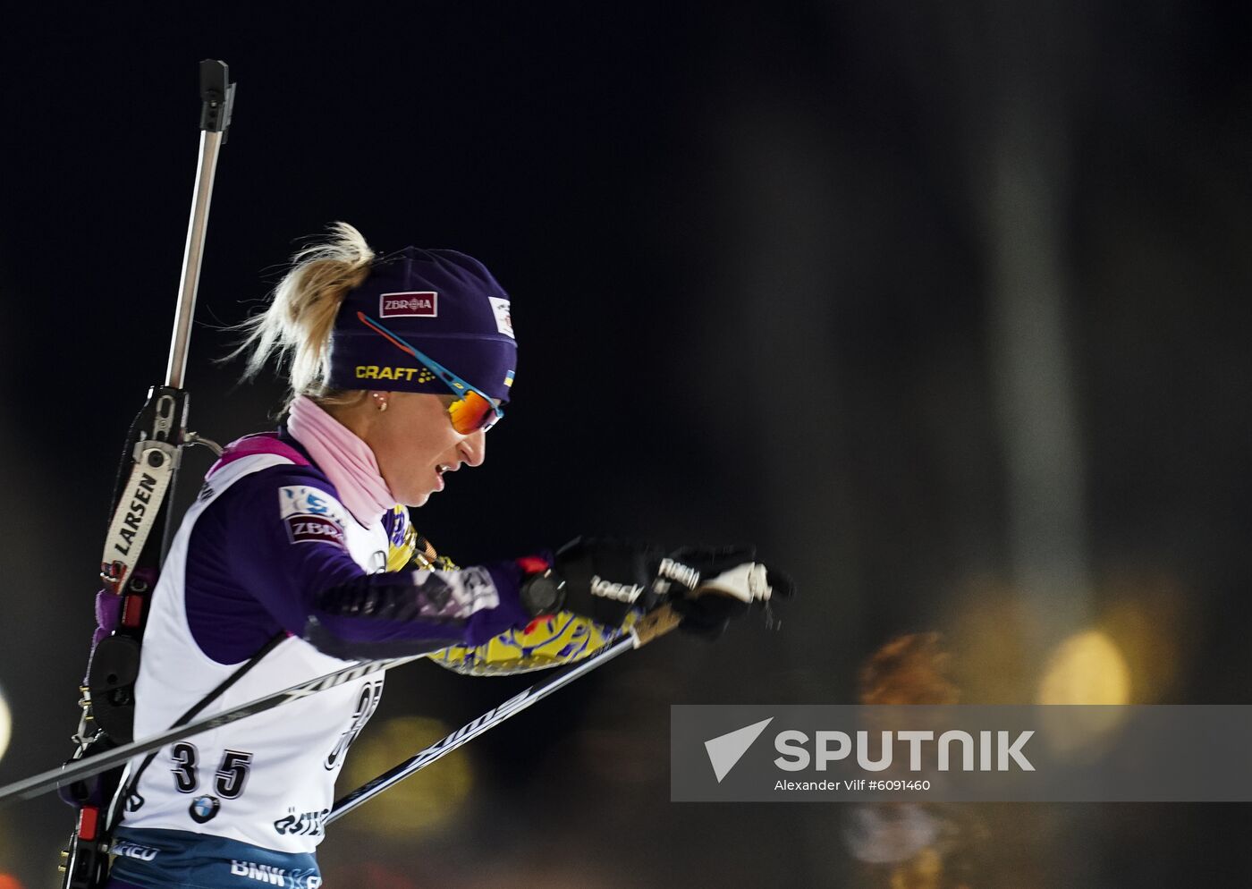 Sweden Biathlon World Cup Women Sprint