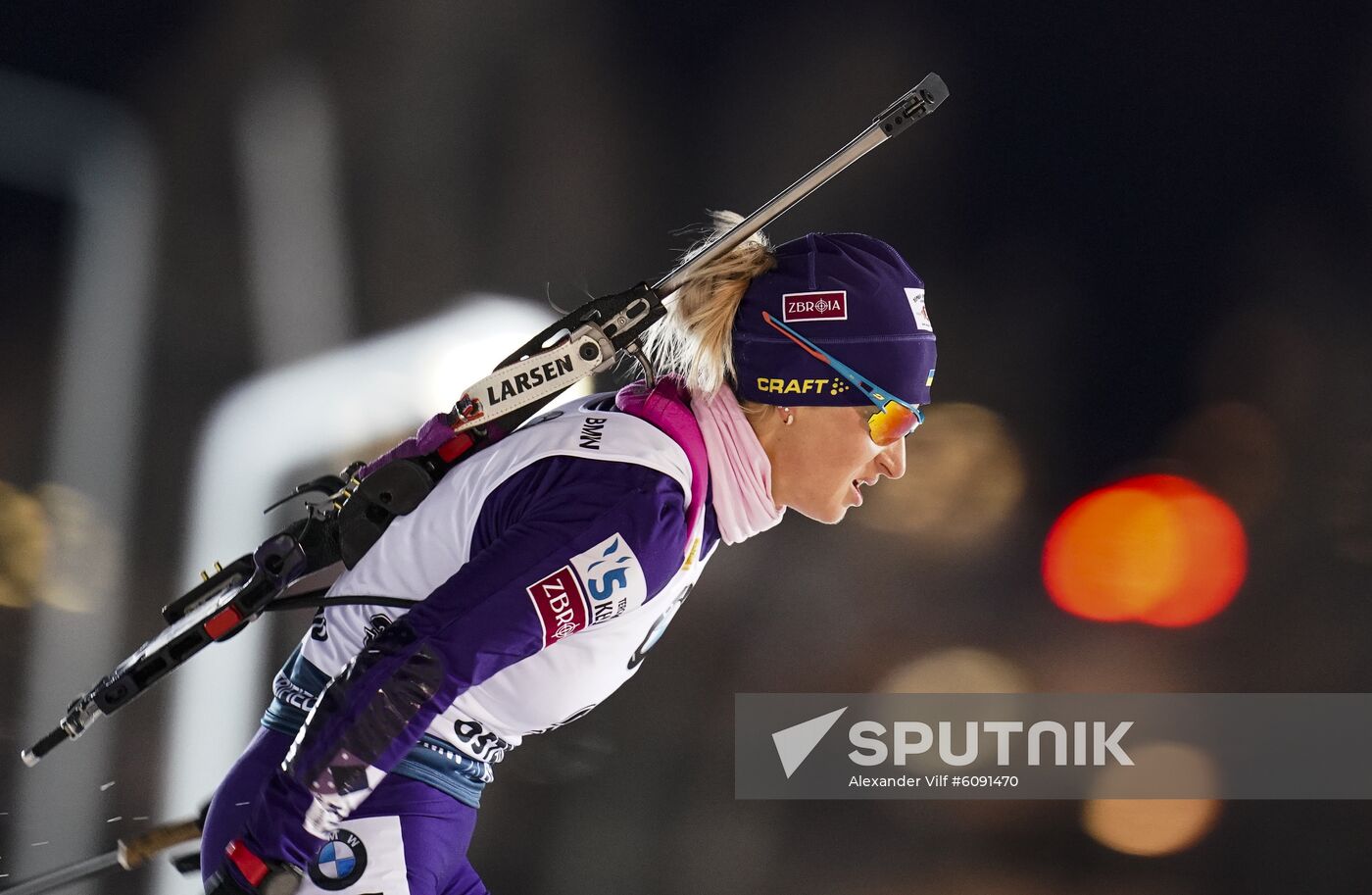 Sweden Biathlon World Cup Women Sprint