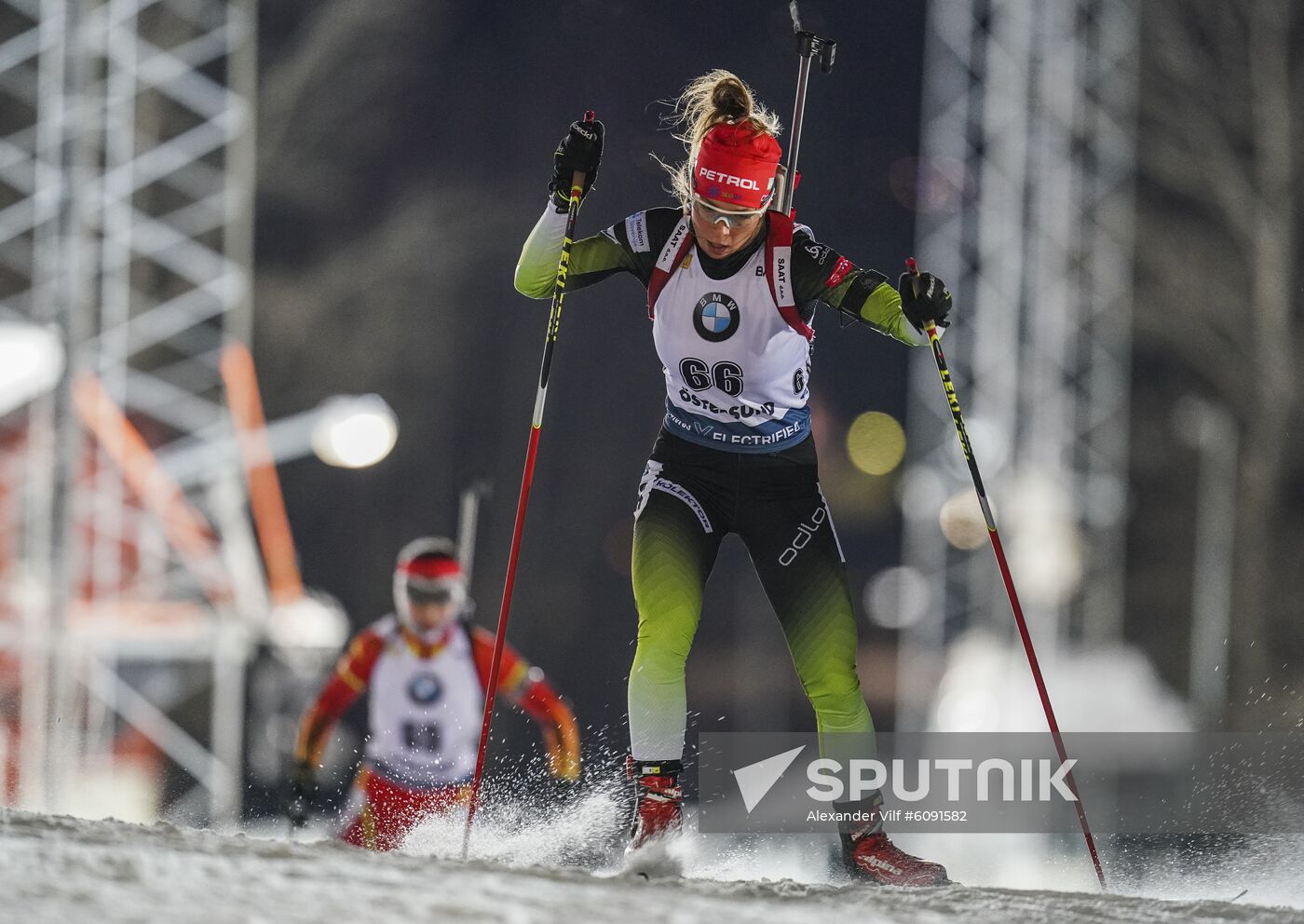 Sweden Biathlon World Cup Women Sprint