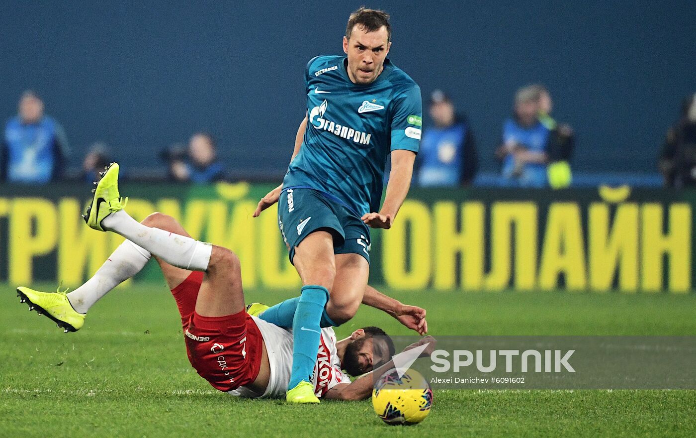 Russia Soccer Premier-League Zenit - Spartak