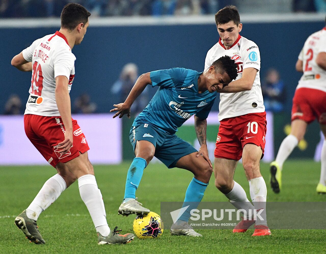 Russia Soccer Premier-League Zenit - Spartak