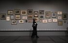A general view of art pieces is displayed during an exhibition "Thomas Gainsborough" at the State Pushkin Museum of Fine Arts in Moscow, Russia. Thomas Gainsborough is an outstanding painter, one of the founders of the 18th century British art school, the favorite artist of King George III and the most prominent representative of the era. Location: Russia, Moscow. Author: Sergey Pyatakov/Sputnik. Russia Gainsborough Exhibition